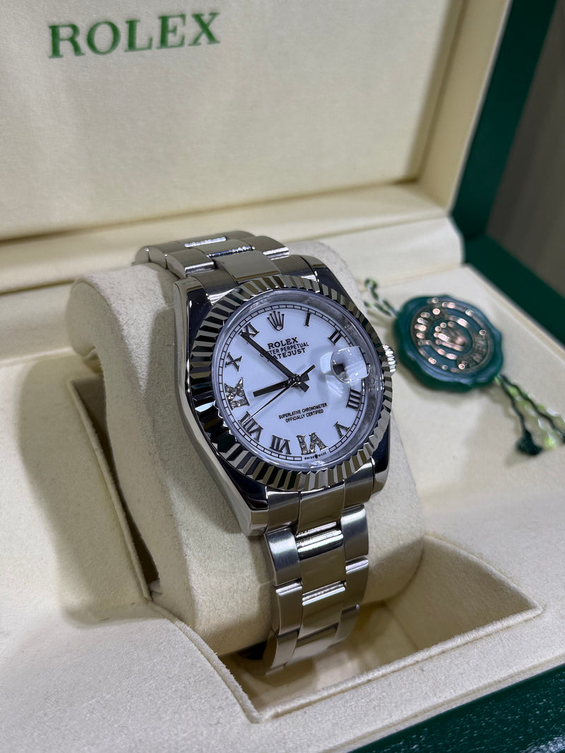 Rolex - Datejust Branco / Oyster