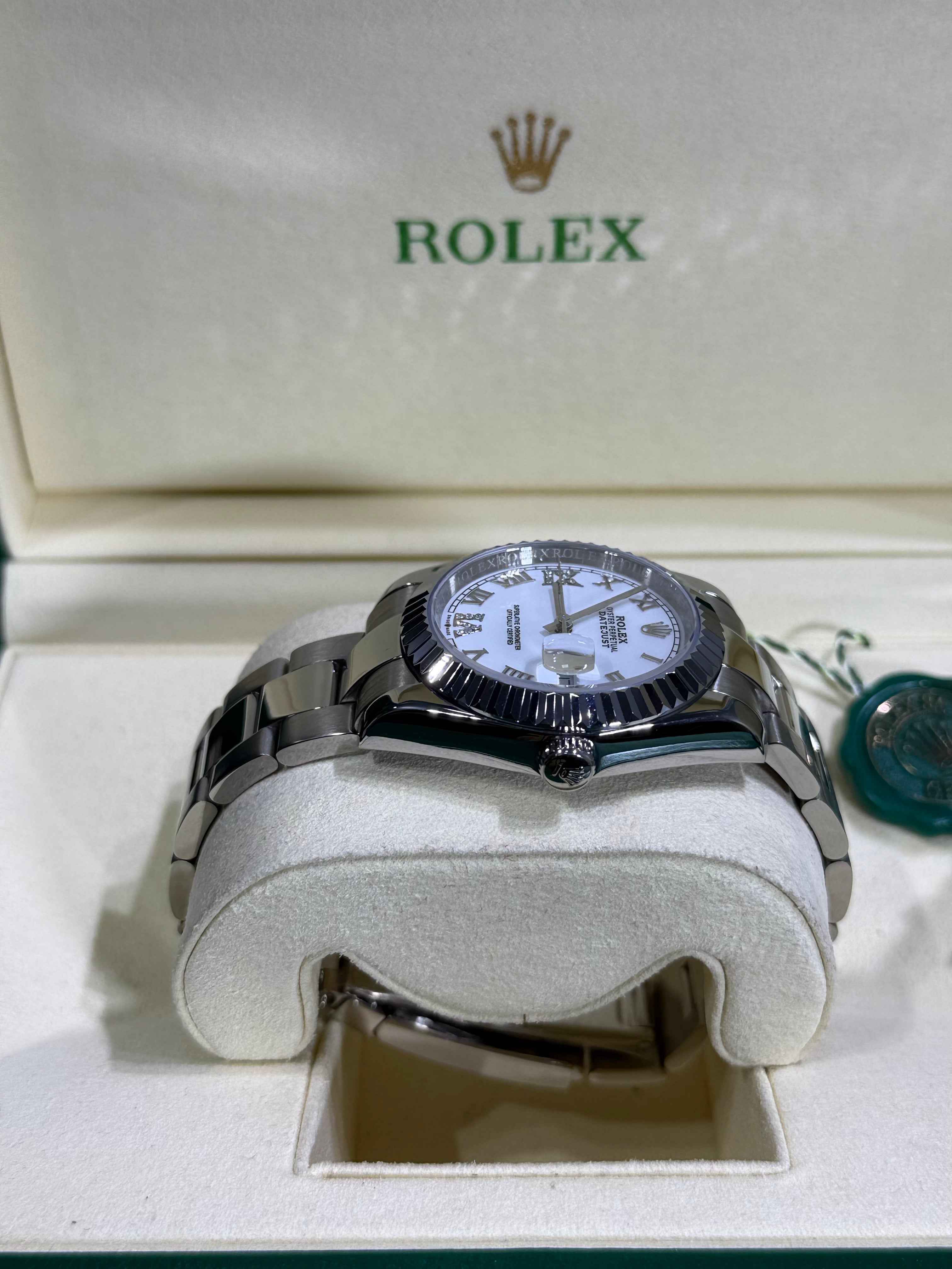 Rolex - Datejust Branco / Oyster