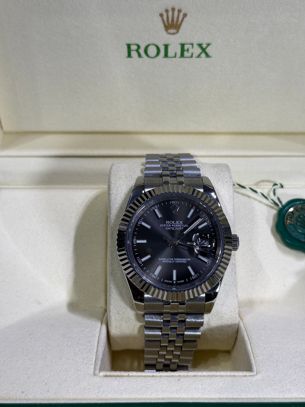 Rolex - Datejust / Cinza / Jubilee