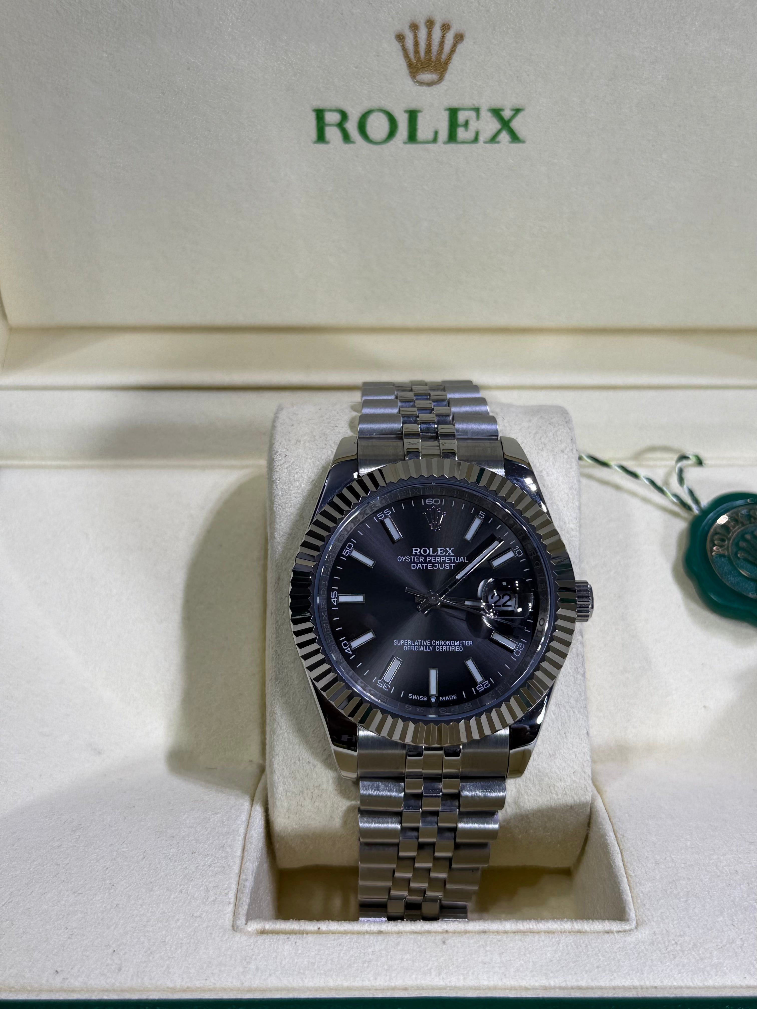 Rolex - Datejust / Cinza / Jubilee