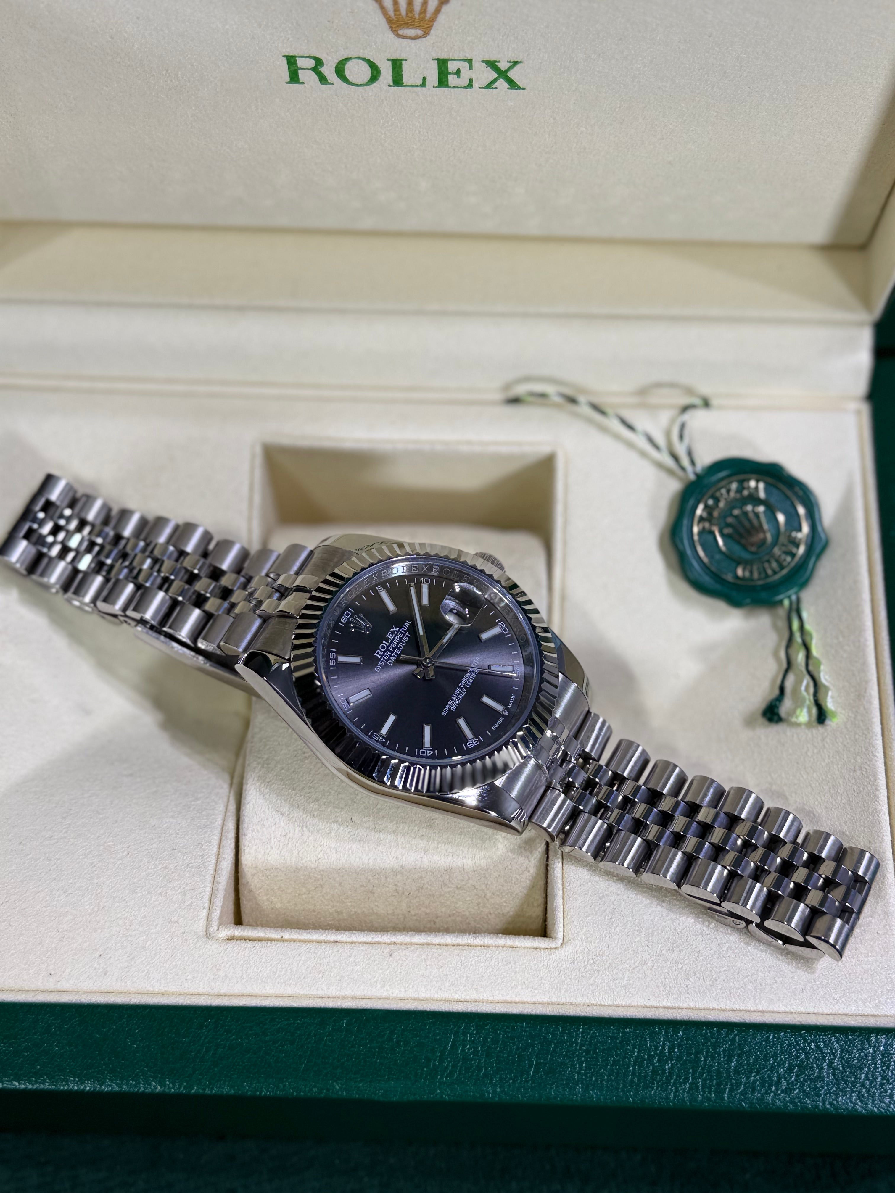 Rolex - Datejust / Cinza / Jubilee