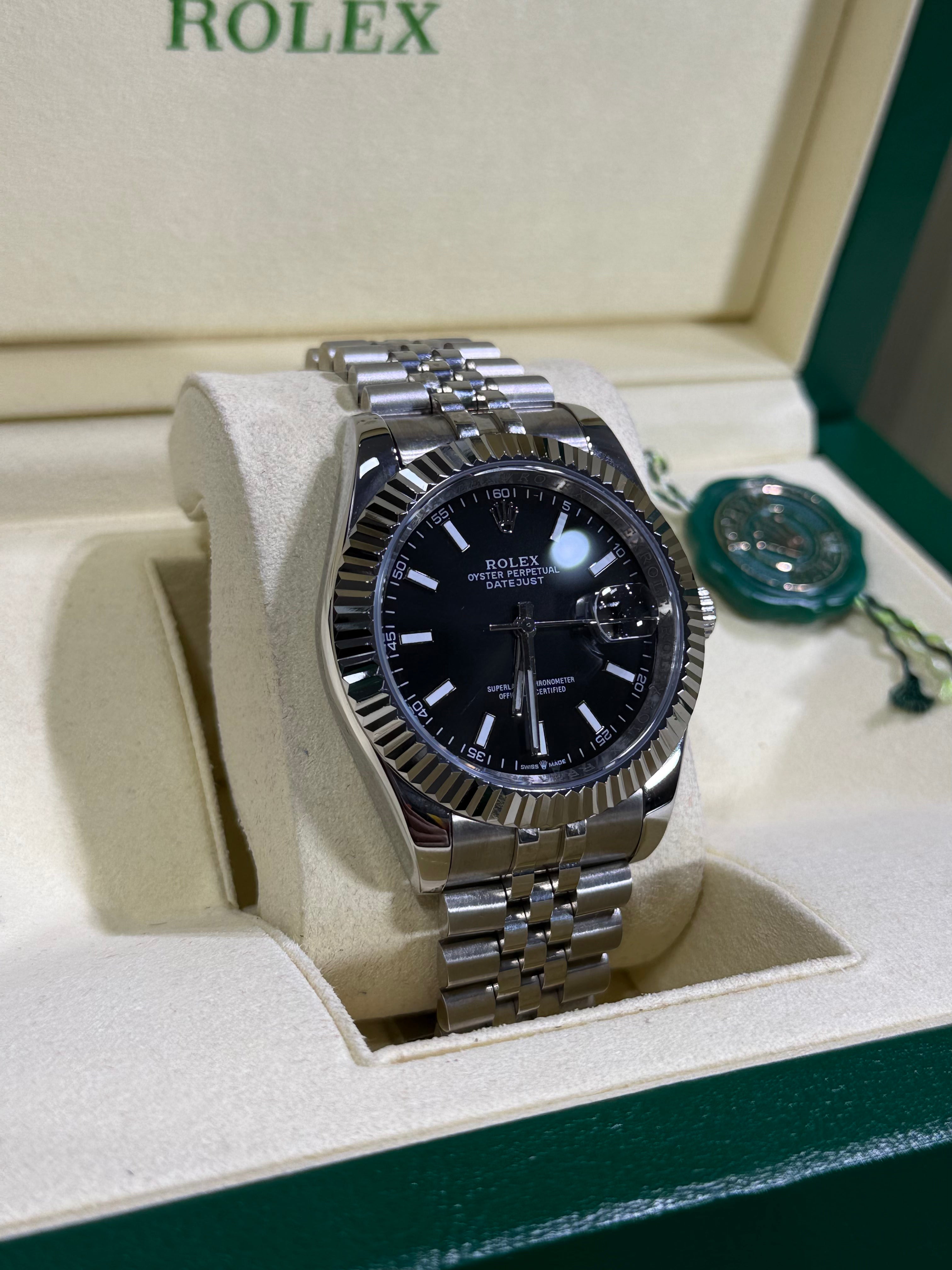 Rolex - Datejust / Preto / Jubilee
