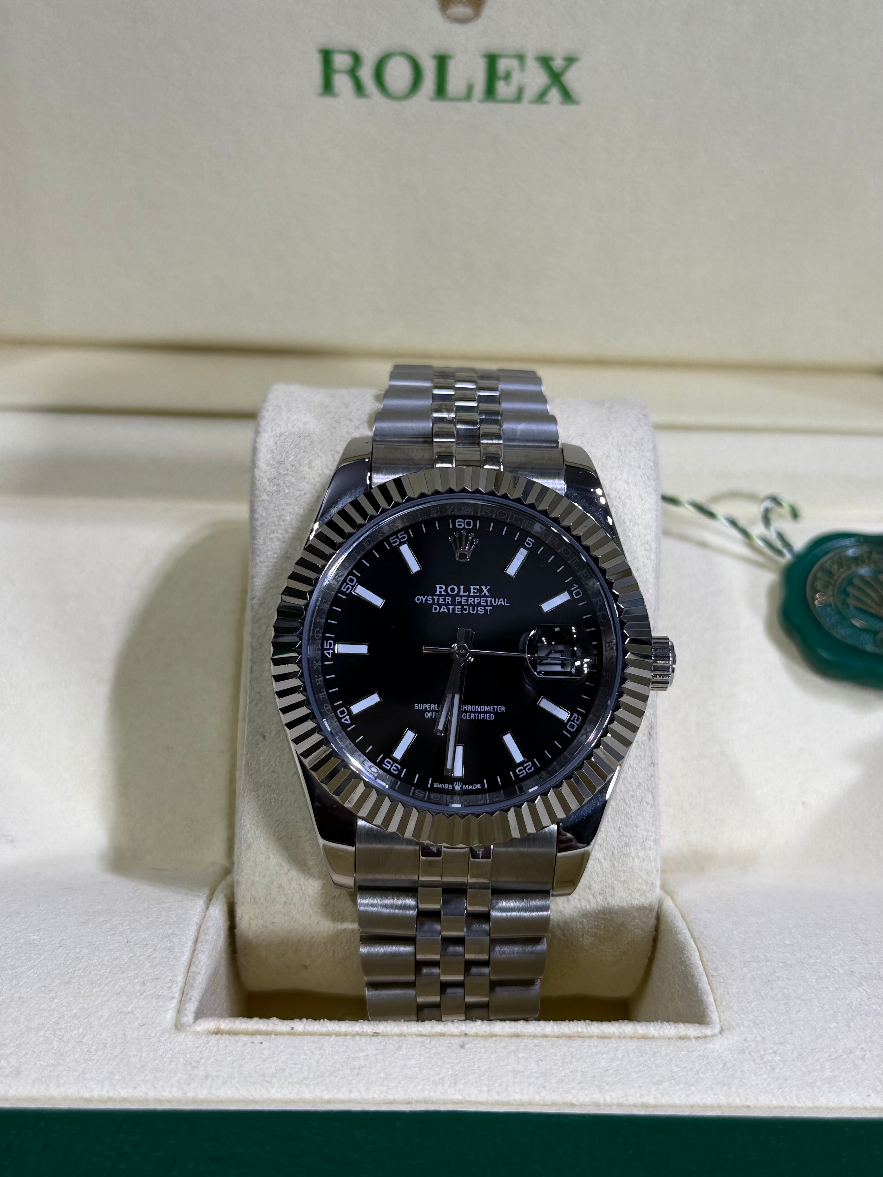 Rolex - Datejust / Preto / Jubilee
