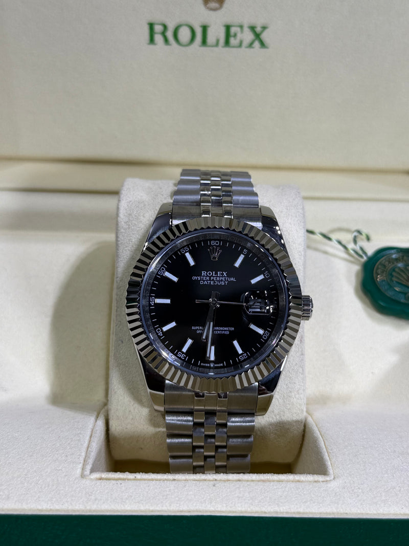 Rolex - Datejust / Preto / Jubilee