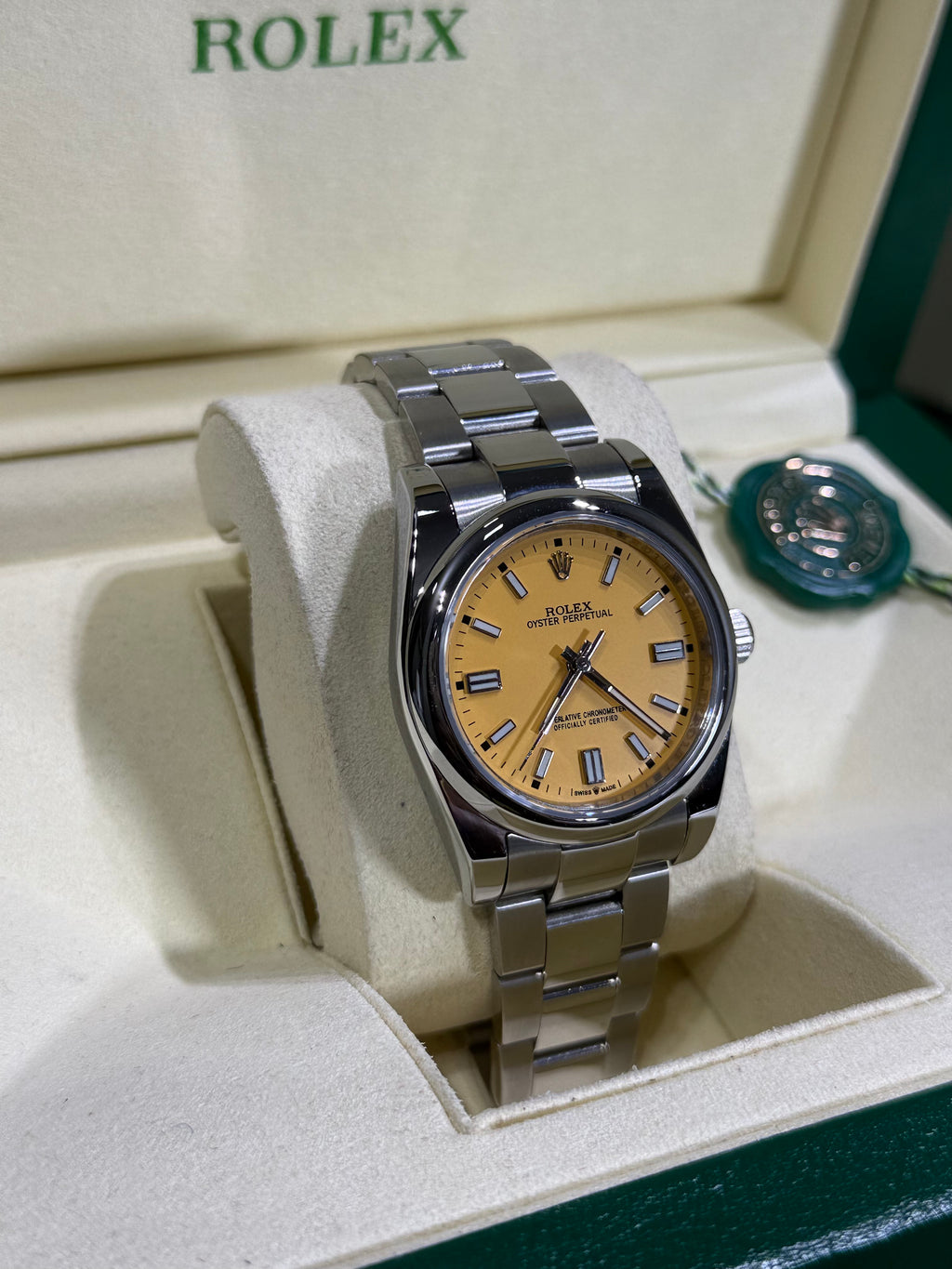 Rolex - Oyster Perpetual / Amarelo