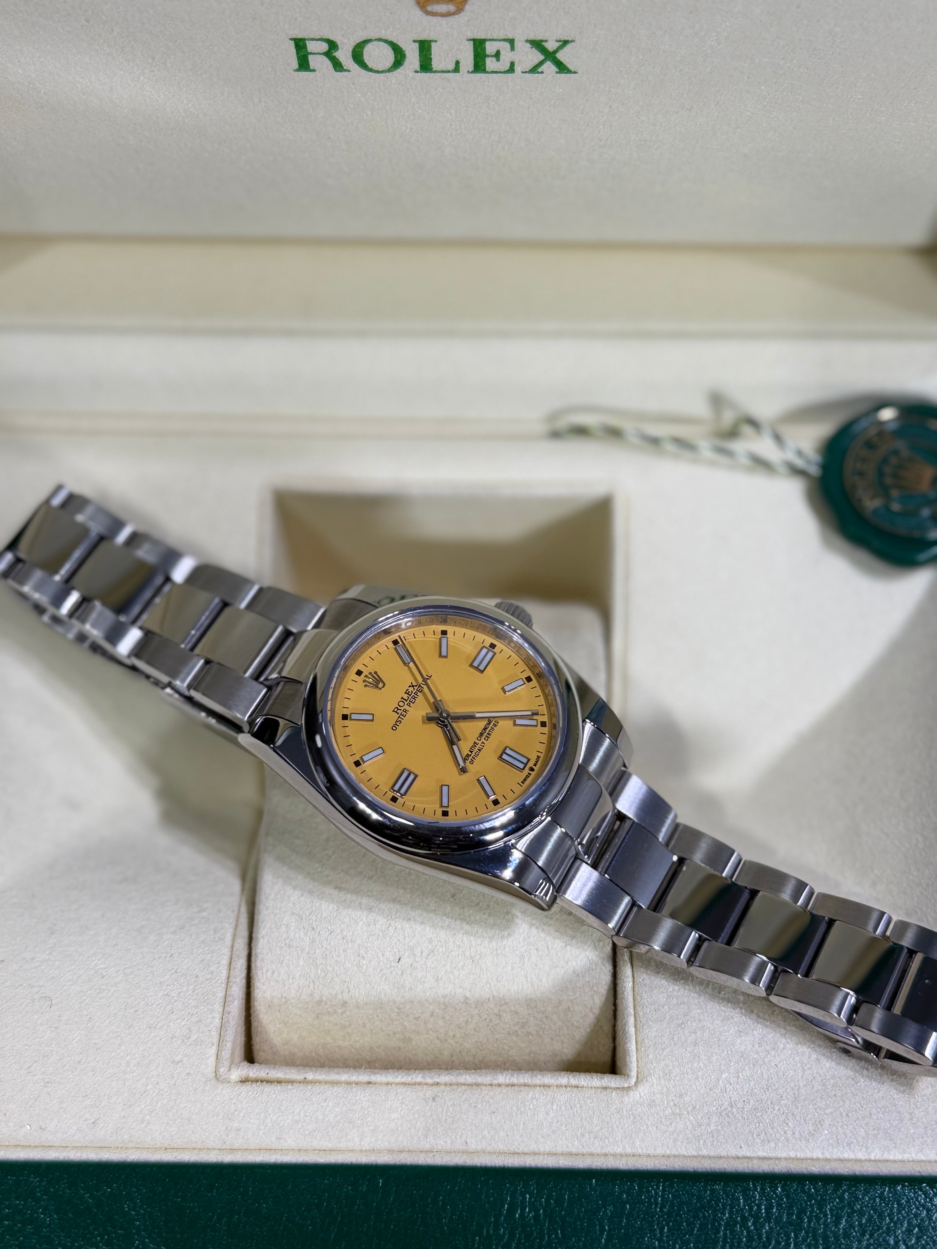 Rolex - Oyster Perpetual / Amarelo