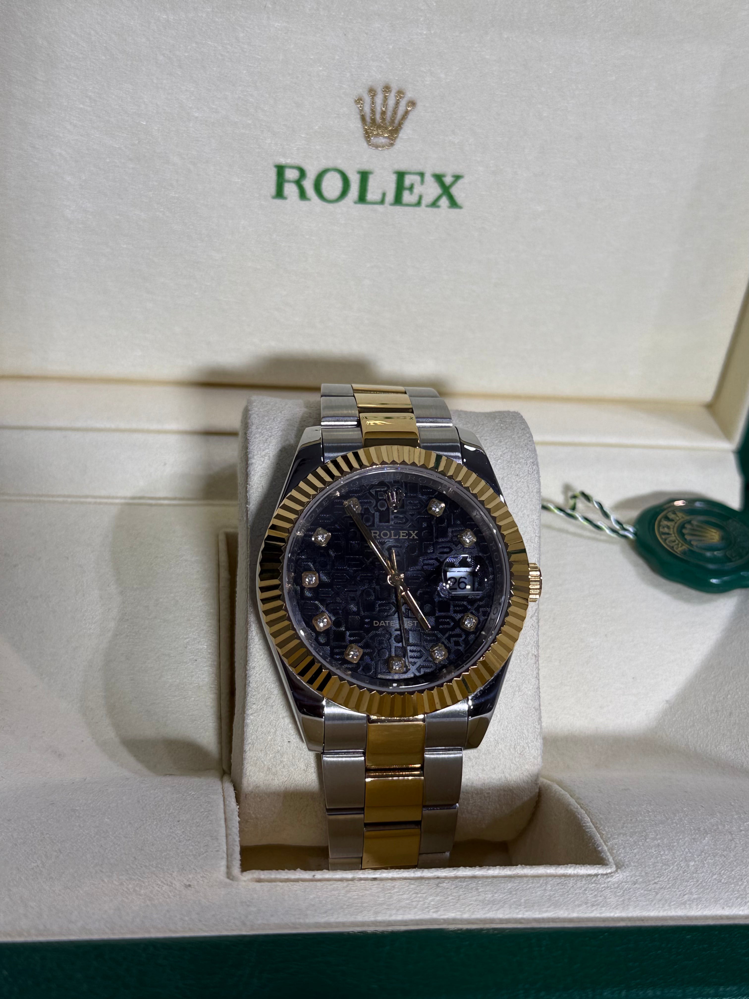 Rolex - Datejust / Preto / Oyster